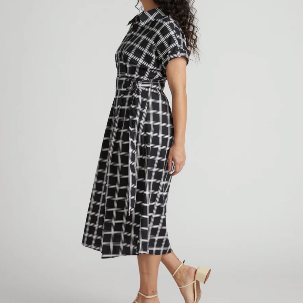 Universal Standard Sandy Stretch Poplin Shirtdress - Picture 3 of 11